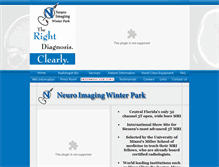 Tablet Screenshot of neuroimagingwp.com